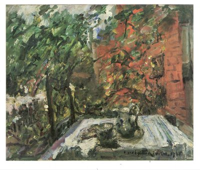 Vesper on the Balcony by Lovis Corinth